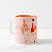 TASSE 2 COULEURS COLLECTION DE REINE SHOPPING (Devant gauche)