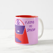TASSE 2 COULEURS COLLECTION DE REINE SHOPPING (Devant droit)