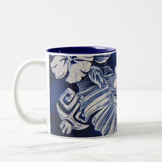 TASSE 2 COULEURS COLLECTION D'HAWAÏ ALOHA (Gauche)