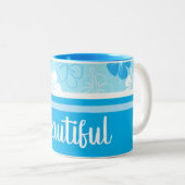 Tasse 2 Couleurs Collection Hawaii Aloha (Devant droit)