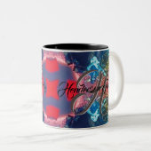 Tasse 2 Couleurs Collection Personnalisée De Coupe De Café (Devant droit)