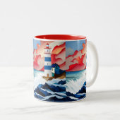 Tasse 2 Couleurs Collection phare (Devant droit)