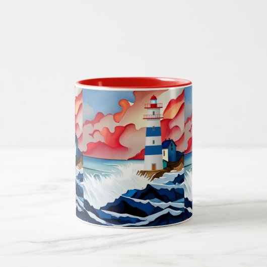 Tasse 2 Couleurs Collection phare (Centre)