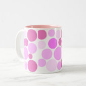 Tasse 2 Couleurs Collection Pretty In Polka Dots (Devant gauche)