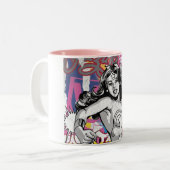 Tasse 2 Couleurs Collection Wonder Woman 3 (Devant gauche)