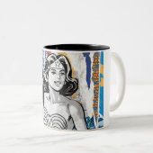 Tasse 2 Couleurs Collection Wonder Woman 4 (Devant droit)