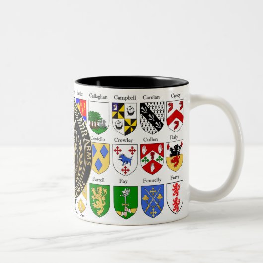 Tasse 2 Couleurs Collège d'armoiries d'Heraldry (Droit)