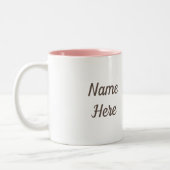 Tasse 2 Couleurs Collie Art < personnalisé (Gauche)