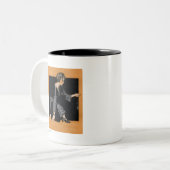 Tasse 2 Couleurs Collier de perle cassé (Devant gauche)