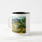 Tasse 2 Couleurs Collines en Provence - Paul Cezanne - c187 (Devant gauche)