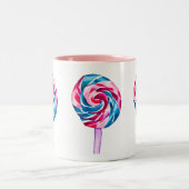 Tasse 2 Couleurs Collipop eau couleur bonbon art (Centre)