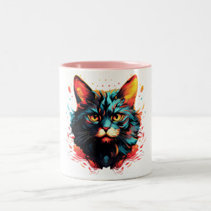 Tasse 2 Couleurs Color cat
