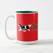Tasse 2 Couleurs Colorful Cavalier Parade (Gauche)