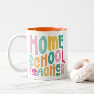 Tasse 2 Couleurs Colorful Homeschool Teacher
