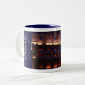 Tasse 2 Couleurs Colosseum romain la nuit (Devant gauche)
