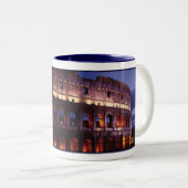 Tasse 2 Couleurs Colosseum romain la nuit (Devant droit)