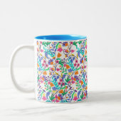 Tasse 2 Couleurs Colourful Exotic Floral Pattern-23147 (Gauche)