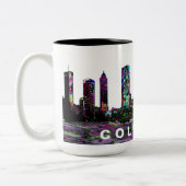 Tasse 2 Couleurs Columbus Skyline Graffiti (Gauche)