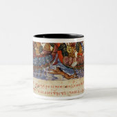 Tasse 2 Couleurs Combat naval entre deux bateaux (Centre)