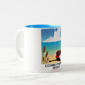 Tasse 2 Couleurs Combe Martin Devon (Devant gauche)