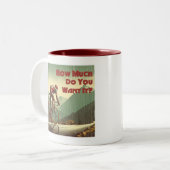 Tasse 2 Couleurs Combien Veux-Tu Qu'Il Vélo ? (Devant gauche)