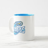 Tasse 2 Couleurs Comètes du Cottey College (Devant gauche)