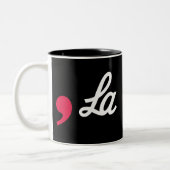 Tasse 2 Couleurs Comma La Funny Ponctuation Kamala Harris (Gauche)