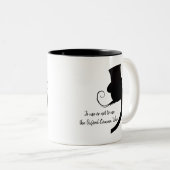 Tasse 2 Couleurs Comma vilain personnalisé (Devant droit)