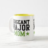 Tasse 2 Couleurs Commandant de sergent maman (Devant gauche)