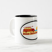 Tasse 2 Couleurs Commande d'océan (Devant gauche)