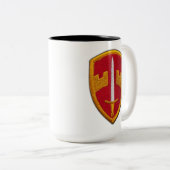 Tasse 2 Couleurs Commande militaire d'aide, Vietnam MACV (Devant droit)