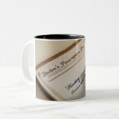 Tasse 2 Couleurs Commandes du docteur : Café & Cheer (Devant gauche)
