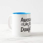 Tasse 2 Couleurs Comme Ma Fille (Devant gauche)