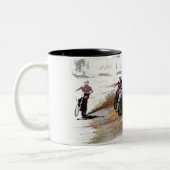 Tasse 2 Couleurs Commence Fort ! - Motocross Racers (Gauche)
