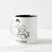 Tasse 2 Couleurs Comment activer l'ordinateur (Devant gauche)