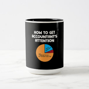 Tasse 2 Couleurs Comment attirer l'attention du comptable Graphique