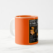 Tasse 2 Couleurs Comment Comprendre Les Blondes (Devant gauche)