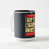 Tasse 2 Couleurs Comment Être Un Père Guide (Devant gauche)