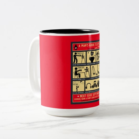 Tasse 2 Couleurs Comment Être Un Père Guide (Devant gauche)