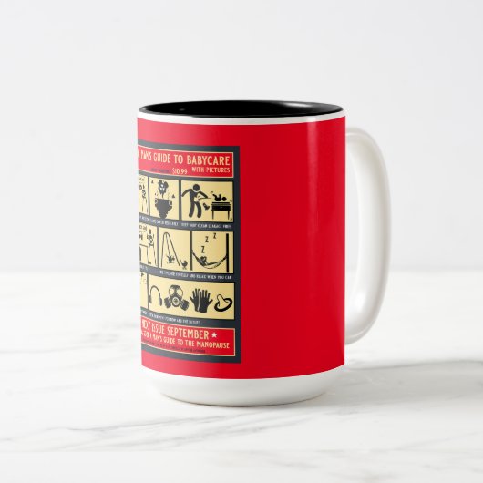 Tasse 2 Couleurs Comment Être Un Père Guide (Devant droit)