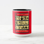 Tasse 2 Couleurs Comment Être Un Père Guide (Centre)