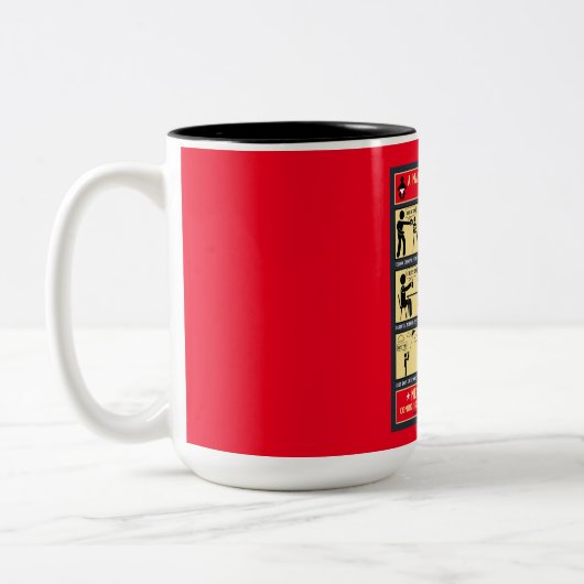 Tasse 2 Couleurs Comment Être Un Père Guide (Gauche)