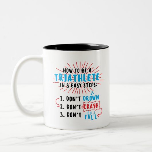 TASSE 2 COULEURS COMMENT ÊTRE UN TRIATHLÈTE (Gauche)