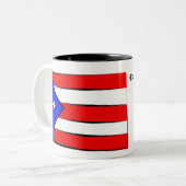 Tasse 2 Couleurs Comment parler Portoricain (Devant gauche)