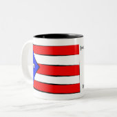 Tasse 2 Couleurs Comment parler Portoricain (Devant gauche)