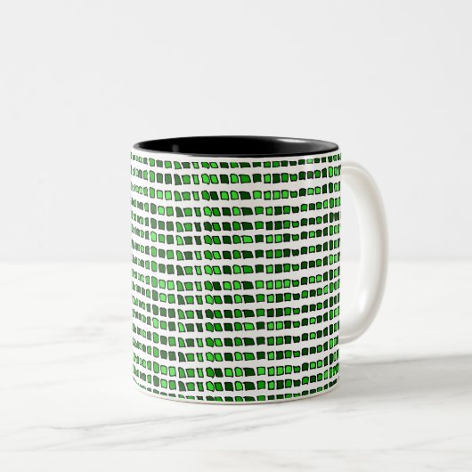 Tasse 2 Couleurs Commentaire de Github (Devant droit)