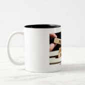 Tasse 2 Couleurs Communion Continue : Priez Sans Cesser" (Gauche)