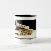 Tasse 2 Couleurs Communion Continue : Priez Sans Cesser" (Centre)