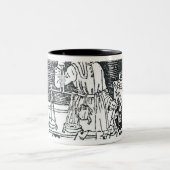 Tasse 2 Couleurs Commutateur d'argent (Centre)