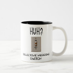 Tasse 2 Couleurs Commutateur sélectif d'audition